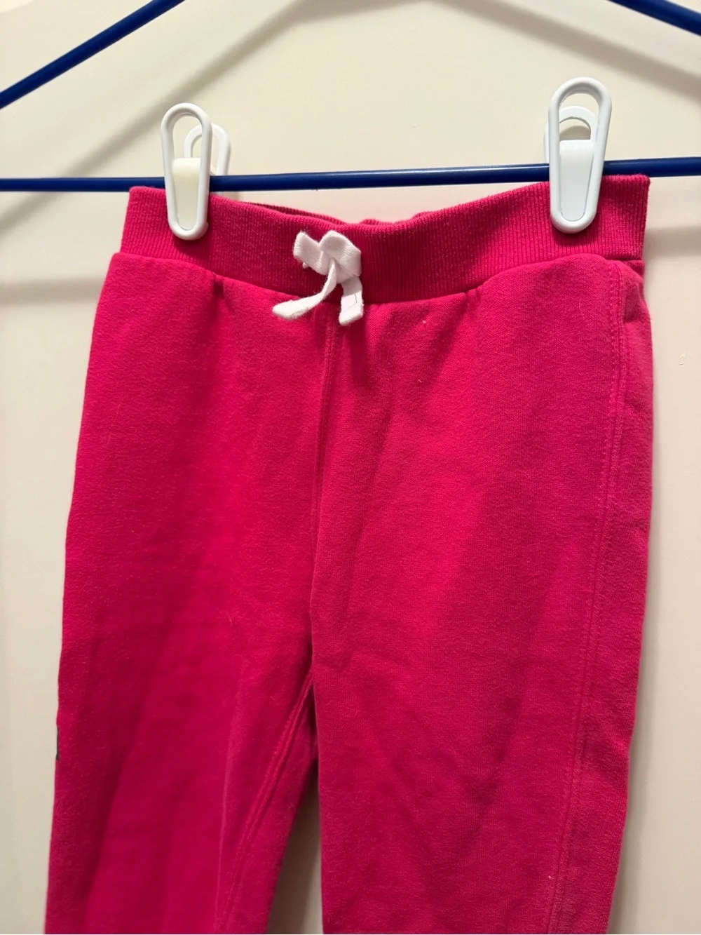 Ralph Lauren Hot Pink Fleece Joggers with Side Logo